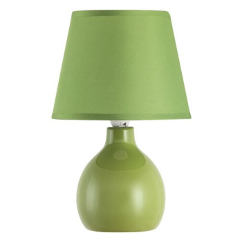 Rábalux Ingrid zöld asztali lámpa (RAB-4477) E14 1 izzós IP20