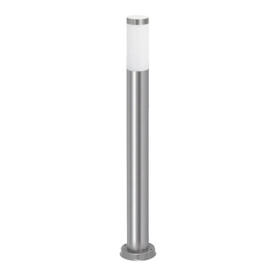 Rábalux Inox torch matt króm-fehér kültéri állólámpa (RAB-8264) E27 1 izzós IP44