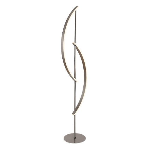 Rábalux Jarnelle szatin króm LED állólámpa (RAB-74197) LED 1 izzós IP20