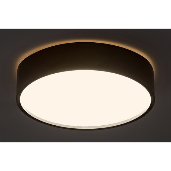 Rábalux Larcia fekete-fehér LED mozgásérzékelős mennyezeti lámpa (RAB-75011) LED 1 izzós IP44