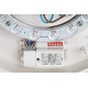 Rábalux Larcia fehér LED mozgásérzékelős mennyezeti lámpa (RAB-75012) LED 1 izzós IP44