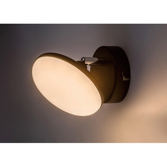 Rábalux Madi matt fekete LED falikar (RAB-71062) LED 1 izzós IP20