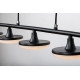 Rábalux Madi matt fekete LED függesztett lámpa (RAB-72240) LED 1 izzós IP20