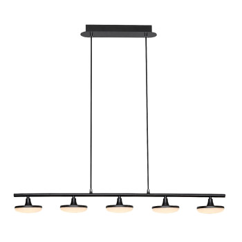 Rábalux Madi matt fekete LED függesztett lámpa (RAB-72240) LED 1 izzós IP20