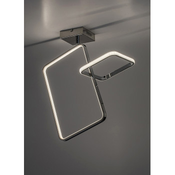 Rábalux Malwen króm LED mennyezeti lámpa (RAB-71367) LED 1 izzós IP20