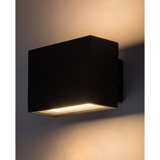 Rábalux Mataro fekete-fehér LED kültéri fali lámpa (RAB-77073) LED 1 izzós IP54