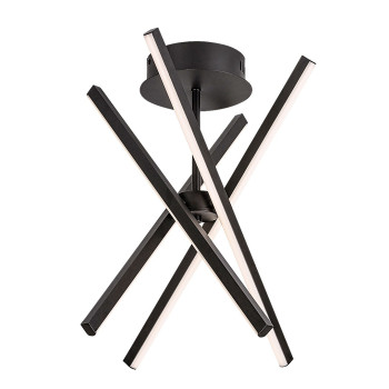 Rábalux Matilde fekete LED mennyezeti lámpa (RAB-71270) LED 1 izzós IP20