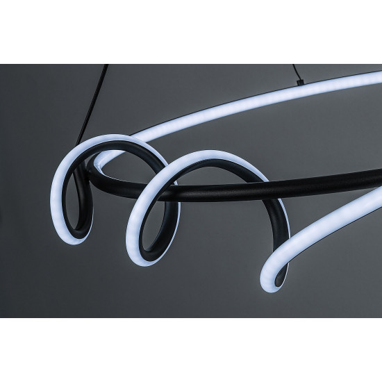 Rábalux Menazi fekete LED függesztett lámpa (RAB-72022) LED 1 izzós IP20