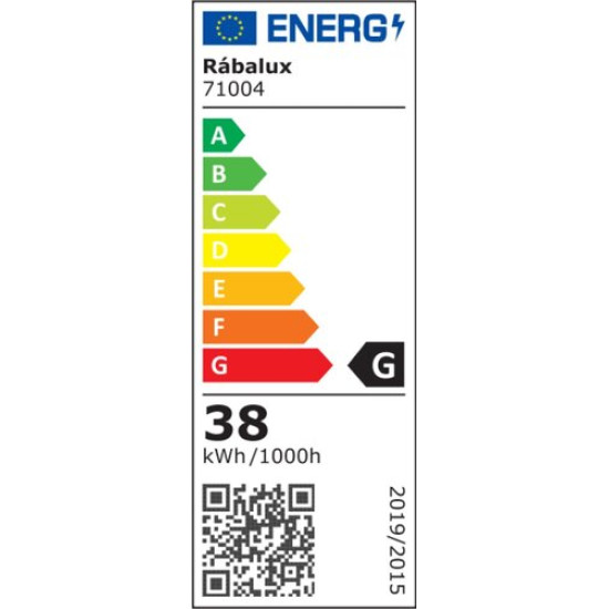 Rábalux Nefertum fekete-fehér LED mennyezeti lámpa (RAB-71004) LED 1 izzós IP20