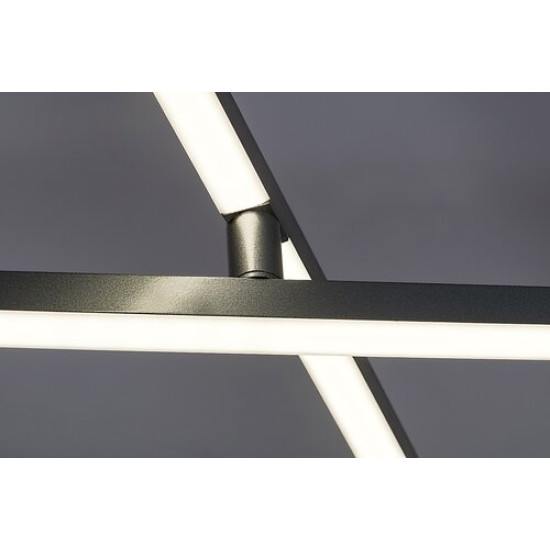 Rábalux Negan ezüst-fehér mennyezeti lámpa (RAB-71020) LED 1 izzós IP20