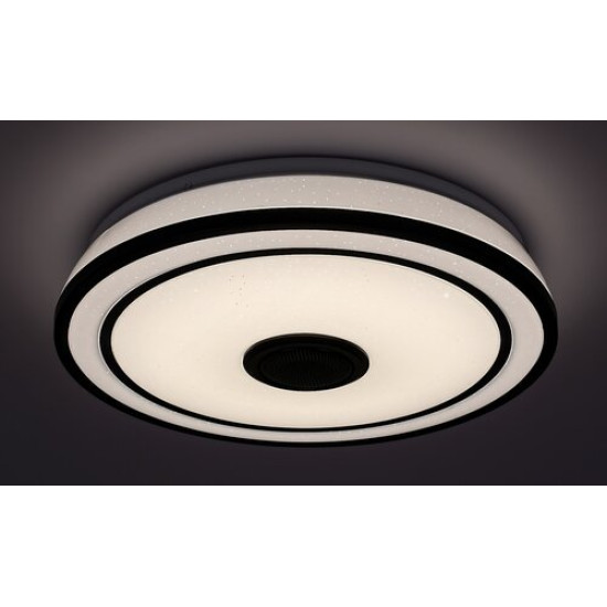 Rábalux Nikolaus fekete-fehér LED mennyezeti lámpa (RAB-71030) LED 1 izzós IP20