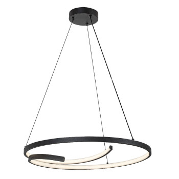 Rábalux Niloo fekete LED függesztett lámpa (RAB-72367) LED 1 izzós IP20