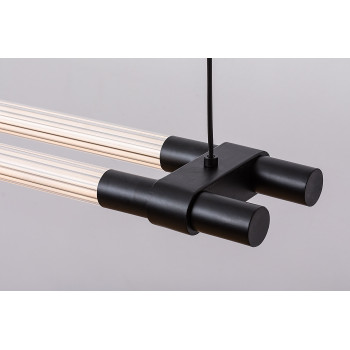 Rábalux Nivaro fekete LED függesztett lámpa (RAB-72169) LED 1 izzós IP20