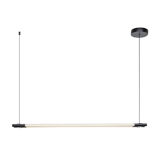 Rábalux Nivaro fekete LED függesztett lámpa (RAB-72169) LED 1 izzós IP20