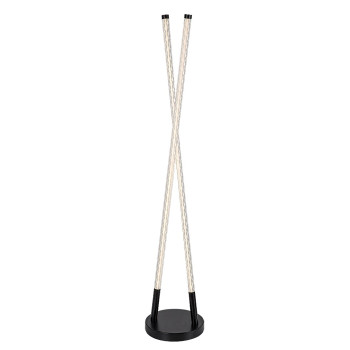Rábalux Nivaro fekete LED állólámpa (RAB-74166) LED 1 izzós IP20