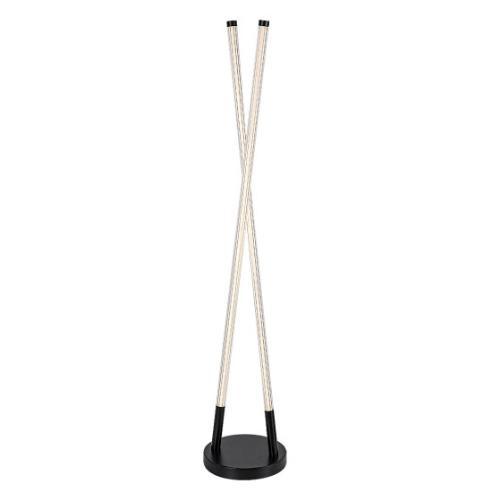 Rábalux Nivaro fekete LED állólámpa (RAB-74166) LED 1 izzós IP20