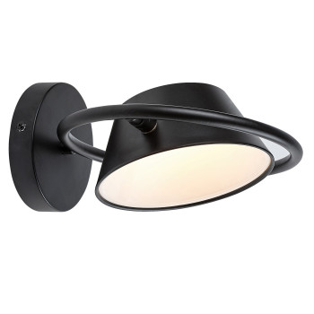 Rábalux Odiss fekete LED falikar (RAB-71048) LED 1 izzós IP20