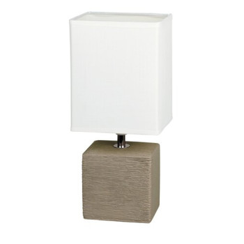 Rábalux Orlando kakaó-fehér alabástrom asztali lámpa (RAB-4930) E14 1 izzós IP20