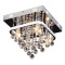 Rábalux Pallas króm-fehér csillár (RAB-2238) E14+LED 5 izzós IP20