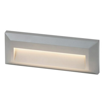 Rábalux Pueblo szürke LED kültéri falba építhető lámpa (RAB-8011) LED 1 izzós IP65