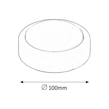 Rábalux Push light fehér LED fali lámpa (RAB-4703) LED  IP20