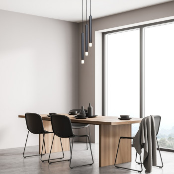 Rábalux Ramira fekete függesztett lámpa (RAB-72358) G9 3 izzós IP20