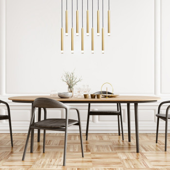 Rábalux Ramira arany függesztett lámpa (RAB-72365) G9 10 izzós IP20