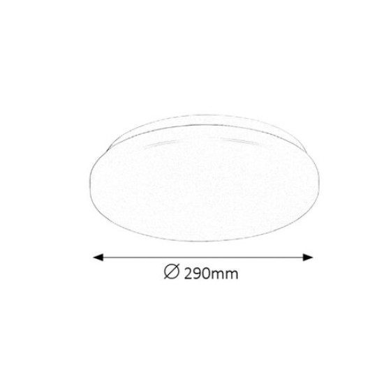 Rábalux Rob fehér LED mennyezeti lámpa (RAB-2284) LED 1 izzós IP20