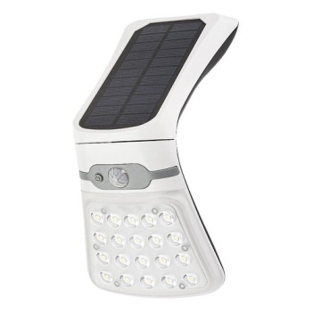 Rábalux Rogova fehér LED kültéri napelemes mozgásérzékelős fali lámpa (RAB-77022) LED 1 izzós IP44