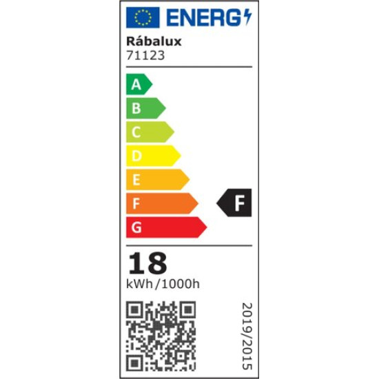 Rábalux Rorik fehér LED mennyezeti lámpa (RAB-71123) LED 1 izzós IP20