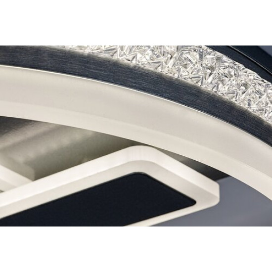 Rábalux Roxana ezüst-fehér mennyezeti lámpa (RAB-6830) LED 1 izzós IP20