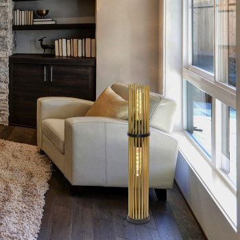 Rábalux Roxas matt fekete állólámpa (RAB-74022) E27 2 izzós IP20