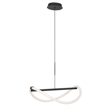 Rábalux Serena fekete LED függesztett lámpa (RAB-72252) LED 1 izzós IP20