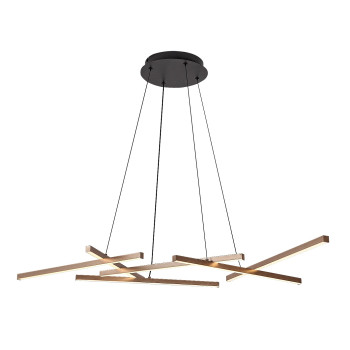 Rábalux Severine fekete-arany LED függesztett lámpa (RAB-72369) LED 1 izzós IP20