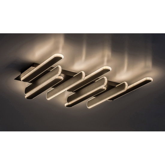 Rábalux Sindri fekete LED mennyezeti lámpa (RAB-71049) LED 1 izzós IP20