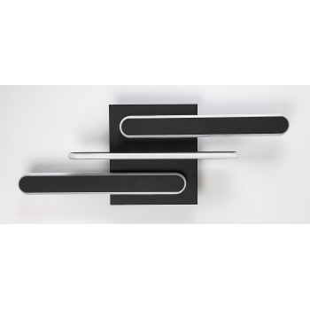 Rábalux Sindri fekete LED mennyezeti lámpa (RAB-71051) LED 1 izzós IP20