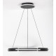 Rábalux Sindri fekete LED függesztett lámpa (RAB-72229) LED 1 izzós IP20