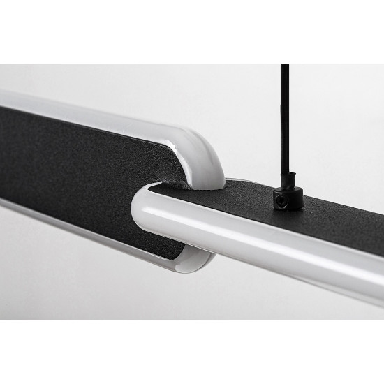 Rábalux Sindri fekete LED függesztett lámpa (RAB-72231) LED 1 izzós IP20