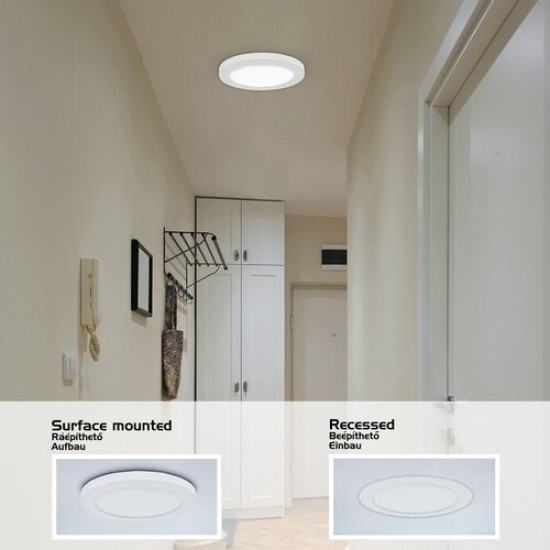 Rábalux Sonnet fehér LED mozgásérzékelős mennyezeti lámpa (RAB-1492) LED 1 izzós IP20
