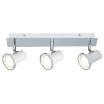 Rábalux Steve króm-fehér LED fürdőszobai mennyezeti lámpa (RAB-5499) LED 3 izzós IP44