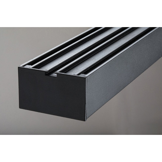 Rábalux Tariq matt fekete LED függesztett lámpa (RAB-72128) LED 1 izzós IP20