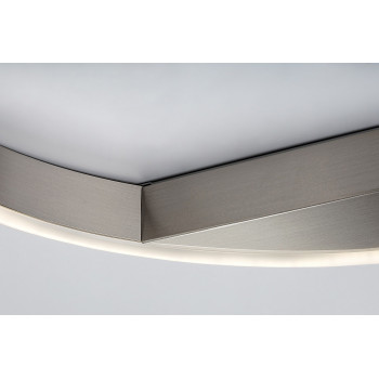 Rábalux Thrac csiszolt alumínium LED mennyezeti lámpa (RAB-71311) LED 1 izzós IP20