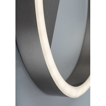 Rábalux Thrac csiszolt alumínium LED fali lámpa (RAB-71312) LED 1 izzós IP20