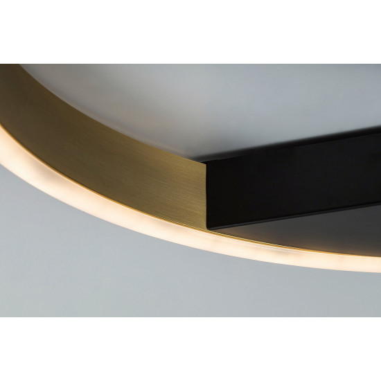 Rábalux Thric fekete-arany LED mennyezeti lámpa (RAB-71309) LED 1 izzós IP20