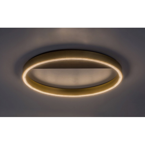 Rábalux Thric fekete-arany LED mennyezeti lámpa (RAB-71309) LED 1 izzós IP20