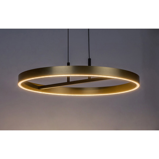 Rábalux Thric fekete-arany LED függesztett lámpa (RAB-72221) LED 1 izzós IP20