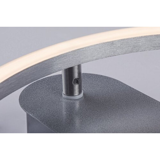 Rábalux Tumnus aluminium-fehér LED fali lámpa (RAB-71010) LED 1 izzós IP20