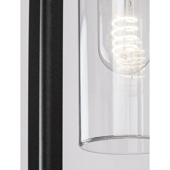 Rábalux Zernest  fekete kültéri fali lámpa (RAB-77085) E27 1 izzós IP54