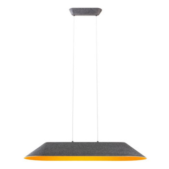 Redo Akira szürke LED függesztett lámpa (RED-01-4107) LED 1 izzós IP20