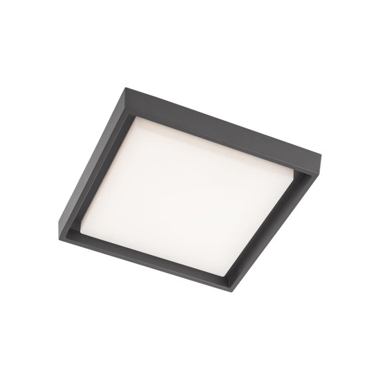 Redo Bezel szürke-fehér LED kültéri mennyezeti lámpa (RED-9187) LED 1 izzós IP54